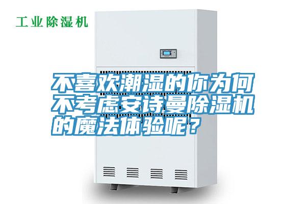 不喜歡潮濕的你為何不考慮安詩曼除濕機的魔法體驗呢？