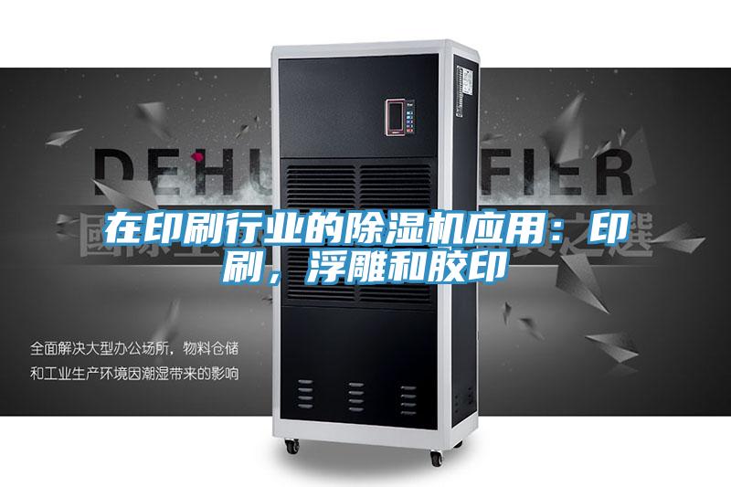 在印刷行業(yè)的除濕機(jī)應(yīng)用：印刷，浮雕和膠印
