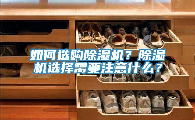 如何選購除濕機？除濕機選擇需要注意什么？