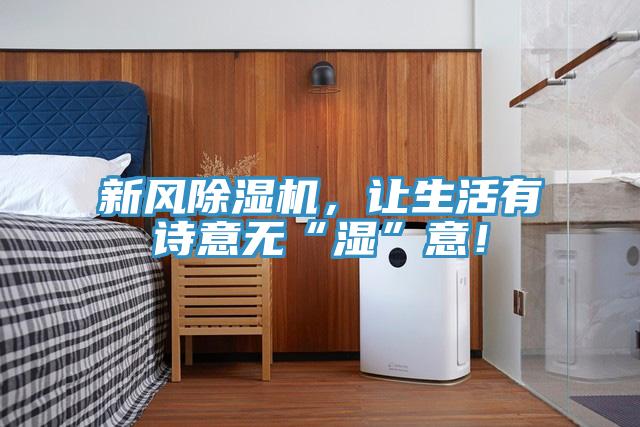 新風(fēng)除濕機，讓生活有詩意無“濕”意！