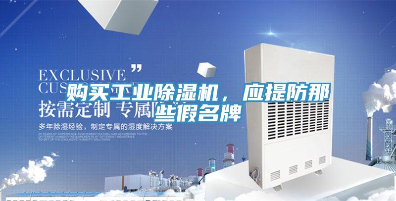 購(gòu)買工業(yè)除濕機(jī)，應(yīng)提防那些假名牌