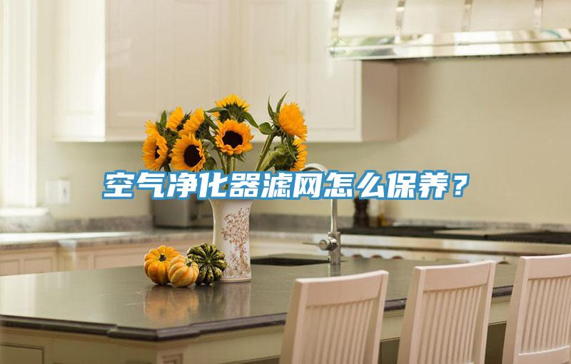 空氣凈化器濾網(wǎng)怎么保養(yǎng)？