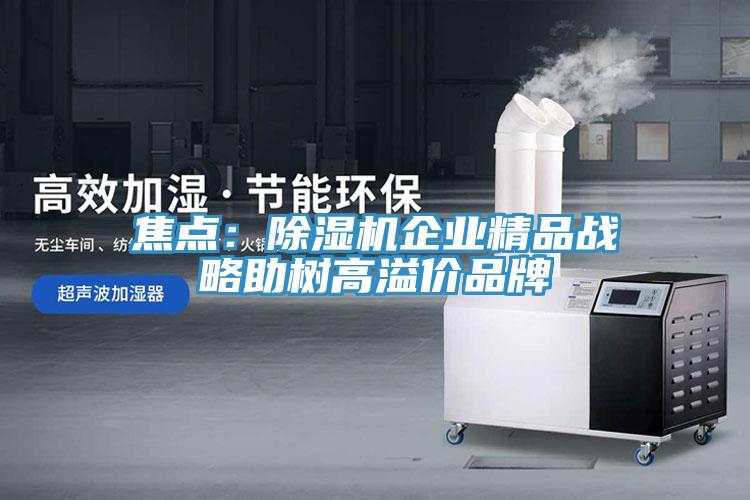 焦點(diǎn):除濕機(jī)企業(yè)精品戰(zhàn)略助樹高溢價品牌