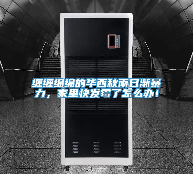 纏纏綿綿的華西秋雨日漸暴力，家里快發(fā)霉了怎么辦！