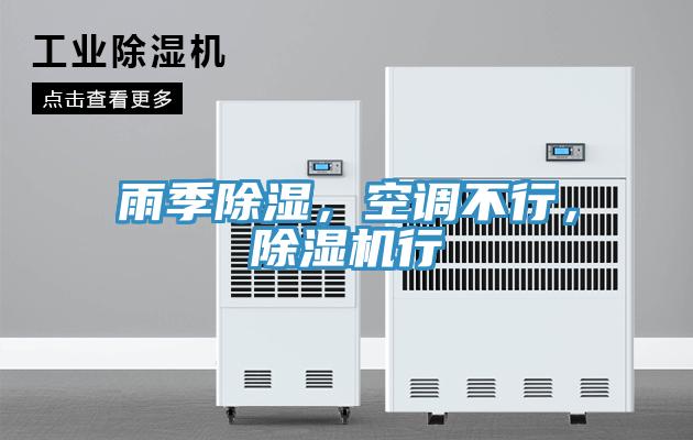 雨季除濕，空調(diào)不行，除濕機(jī)行