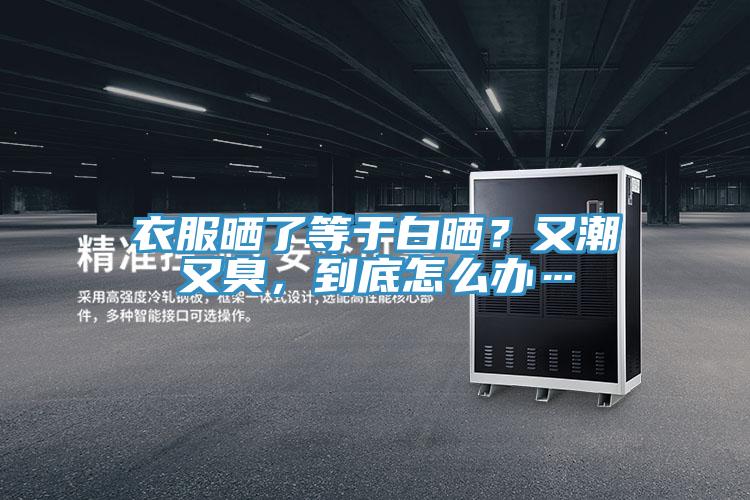 衣服曬了等于白曬？又潮又臭，到底怎么辦…