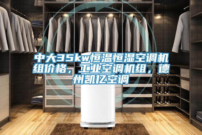 中大35kw恒溫恒濕空調(diào)機組價格，工業(yè)空調(diào)機組，德州凱億空調(diào)