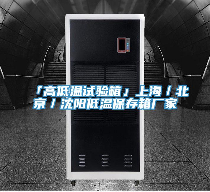 「高低溫試驗(yàn)箱」上海／北京／沈陽(yáng)低溫保存箱廠家