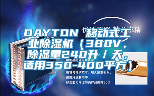 DAYTON 移動(dòng)式工業(yè)除濕機(jī)（380V，除濕量240升／天，適用350-400平方）