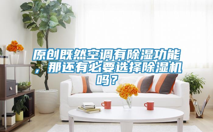 原創(chuàng)既然空調(diào)有除濕功能，那還有必要選擇除濕機(jī)嗎？