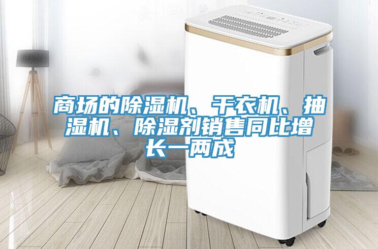 商場的除濕機(jī)、干衣機(jī)、抽濕機(jī)、除濕劑銷售同比增長一兩成