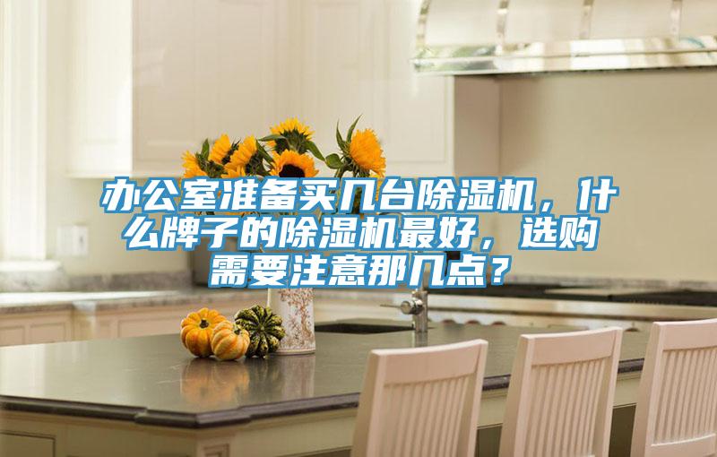 辦公室準(zhǔn)備買幾臺除濕機，什么牌子的除濕機最好，選購需要注意那幾點？