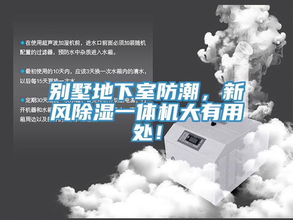 別墅地下室防潮，新風除濕一體機大有用處！