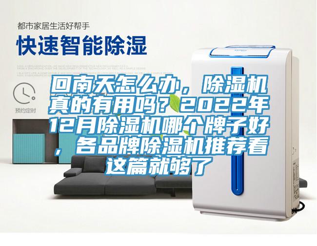 回南天怎么辦，除濕機(jī)真的有用嗎？2022年12月除濕機(jī)哪個(gè)牌子好，各品牌除濕機(jī)推薦看這篇就夠了