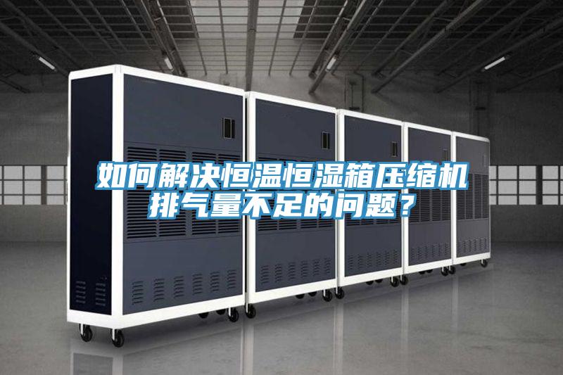 如何解決恒溫恒濕箱壓縮機(jī)排氣量不足的問(wèn)題？