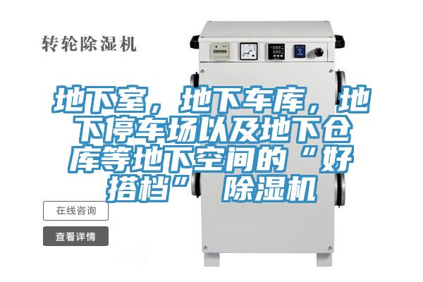 地下室，地下車庫，地下停車場以及地下倉庫等地下空間的“好搭檔” 除濕機