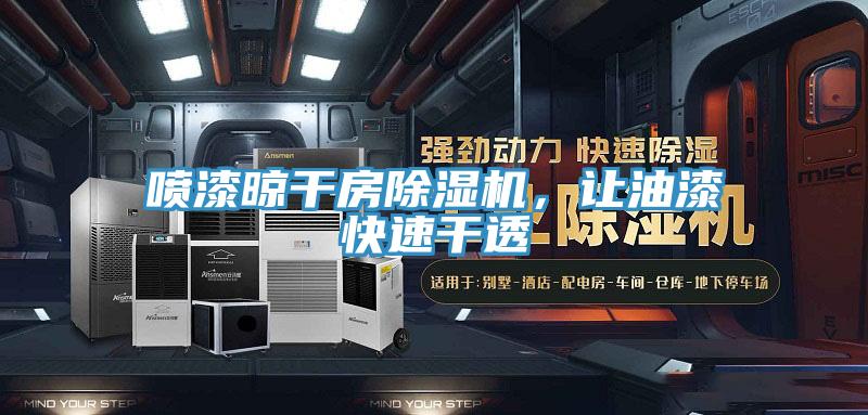 噴漆晾干房除濕機(jī)，讓油漆快速干透