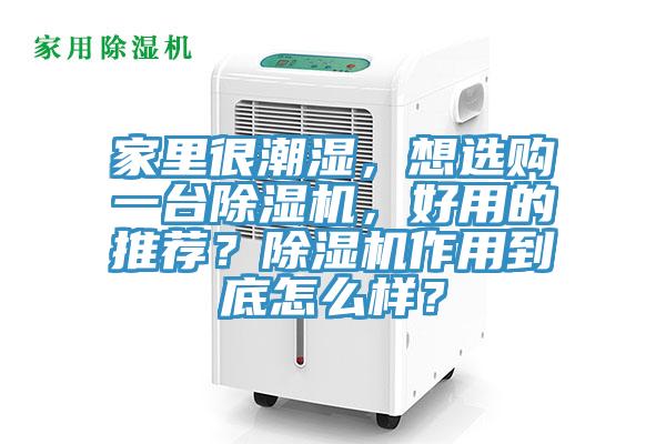 家里很潮濕，想選購(gòu)一臺(tái)除濕機(jī)，好用的推薦？除濕機(jī)作用到底怎么樣？