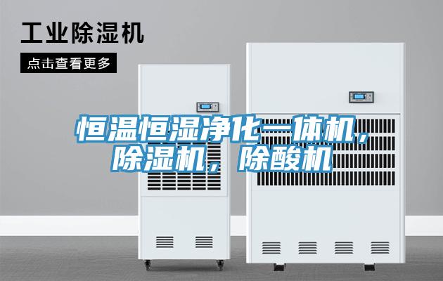恒溫恒濕凈化一體機(jī)，除濕機(jī)，除酸機(jī)