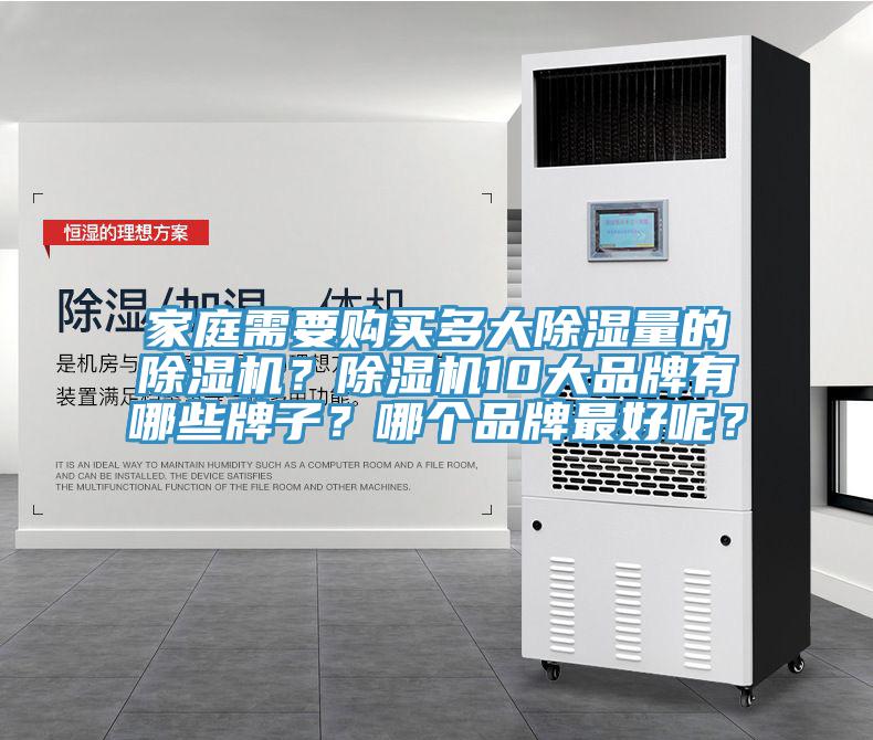 家庭需要購買多大除濕量的除濕機？除濕機10大品牌有哪些牌子？哪個品牌最好呢？