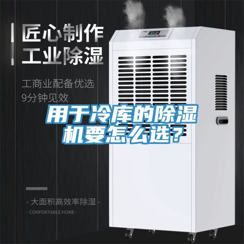 用于冷庫的除濕機要怎么選？