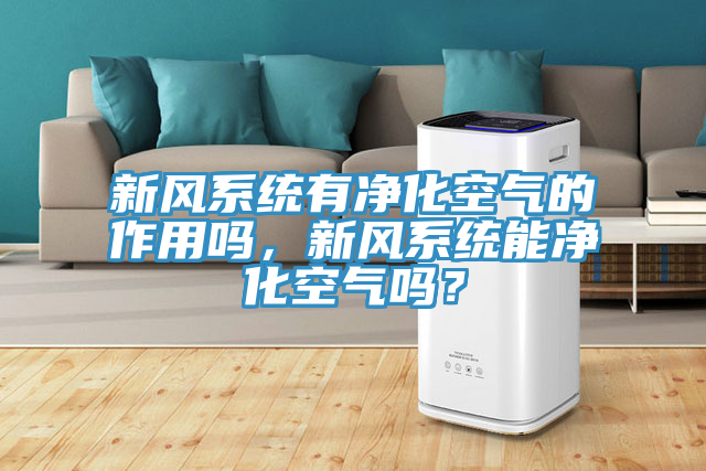新風(fēng)系統(tǒng)有凈化空氣的作用嗎，新風(fēng)系統(tǒng)能凈化空氣嗎？