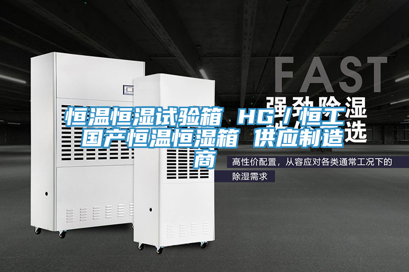 恒溫恒濕試驗(yàn)箱 HG／恒工 國(guó)產(chǎn)恒溫恒濕箱 供應(yīng)制造商