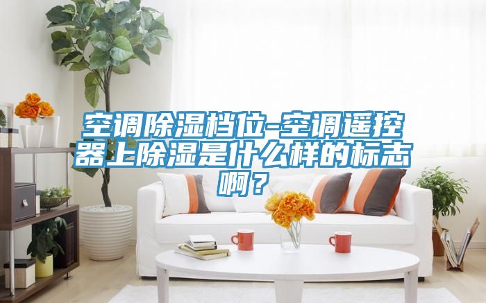空調(diào)除濕檔位-空調(diào)遙控器上除濕是什么樣的標(biāo)志啊？