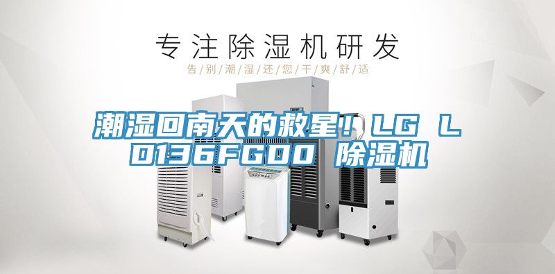 潮濕回南天的救星！LG LD136FGD0 除濕機