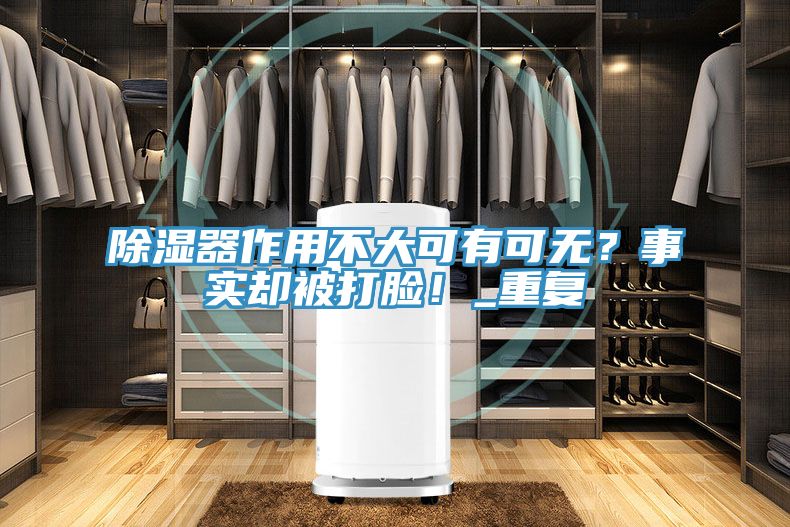 除濕器作用不大可有可無(wú)？事實(shí)卻被打臉！_重復(fù)