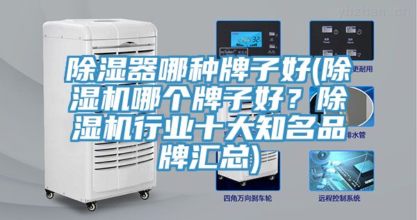 除濕器哪種牌子好(除濕機哪個牌子好？除濕機行業(yè)十大知名品牌匯總)