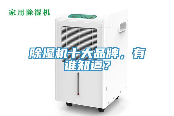 除濕機(jī)十大品牌，有誰知道？