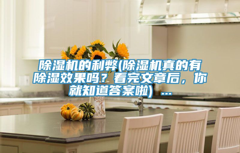 除濕機的利弊(除濕機真的有除濕效果嗎？看完文章后，你就知道答案啦) ...